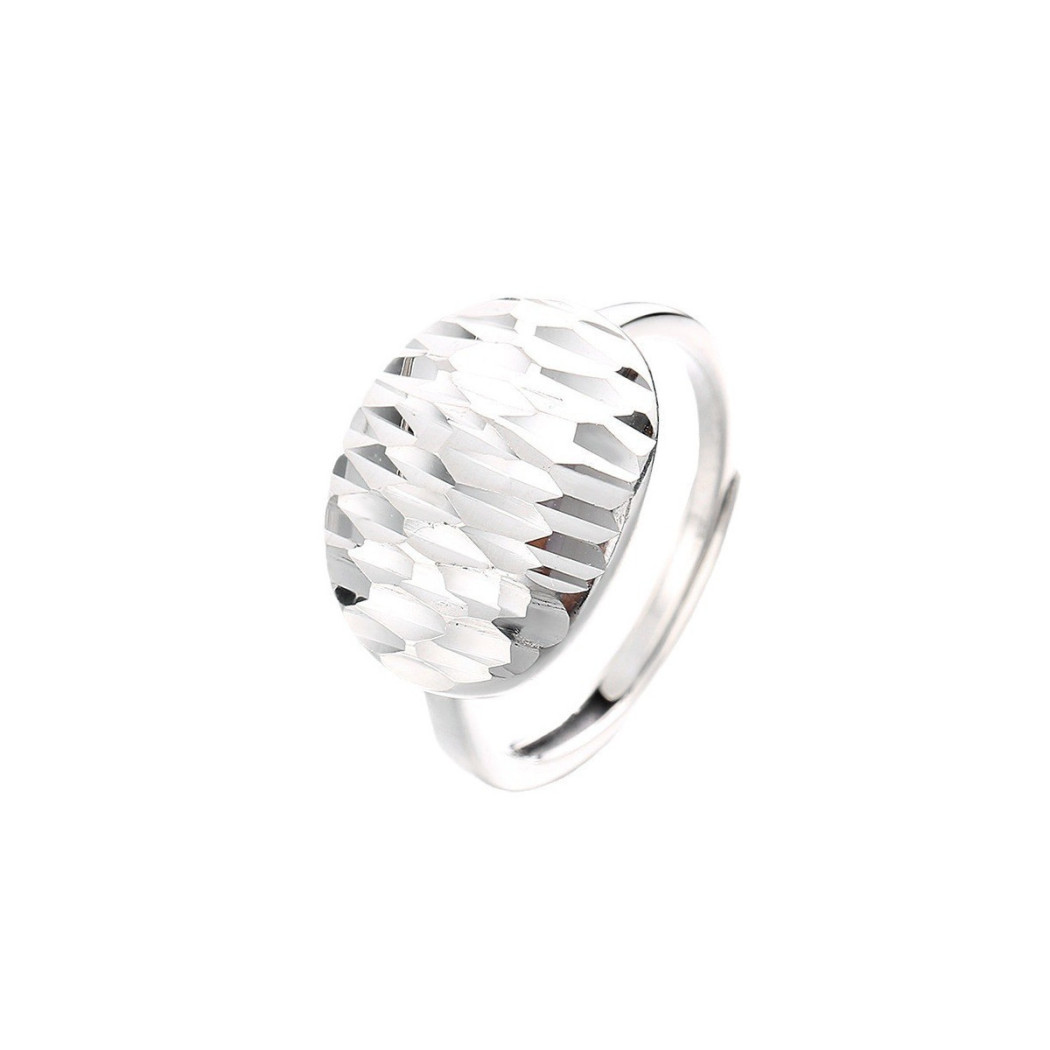 Bague géométrique vintage | Bague ajustable en argent sterling S925